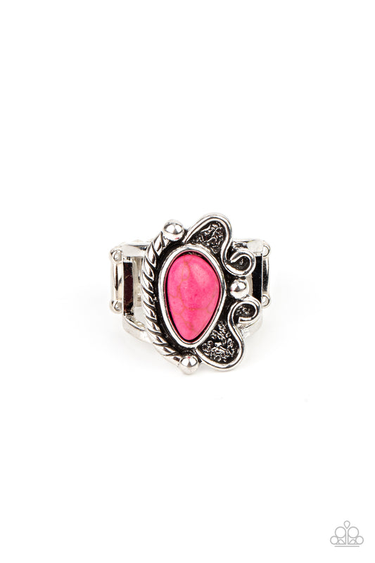 beesblingbash-mesa-meditation-pink-ring-paparazzi-accessories