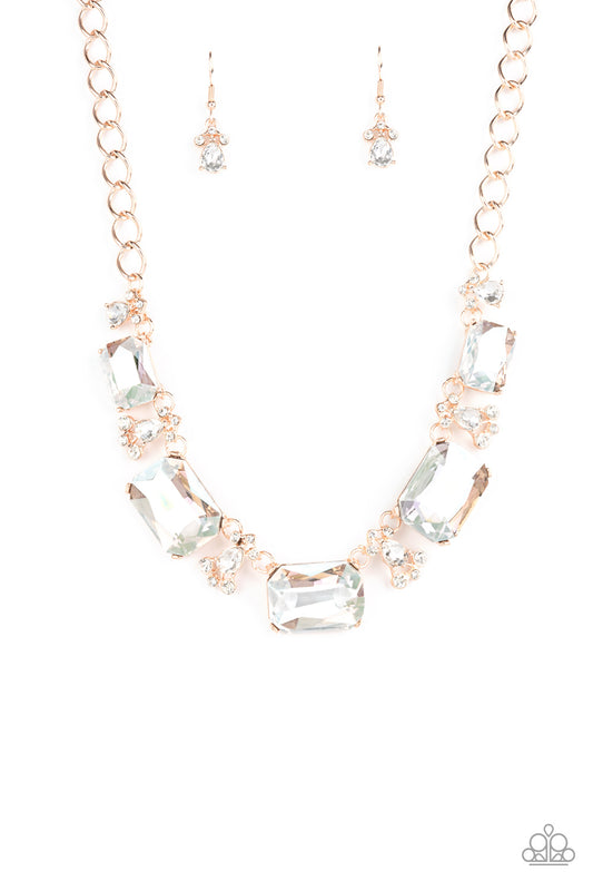 FLAWLESSLY FAMOUS - MULTI IRIDESCENT LIFE OF THE PARTY NECKLACE