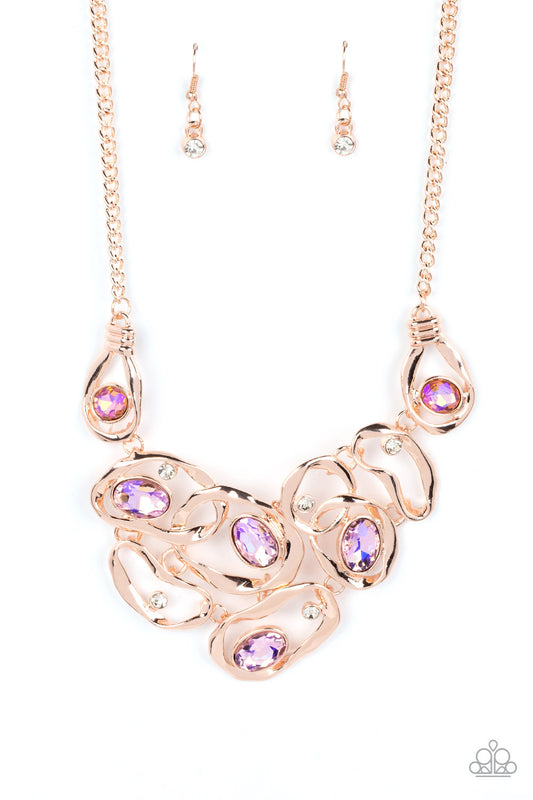beesblingbash-warp-speed-rose-gold-paparazzi-accessories