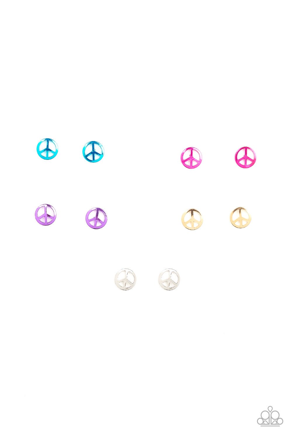 WORLD PEACE - ASSORTED SET OF 5 PAIRS OF EARRINGS
