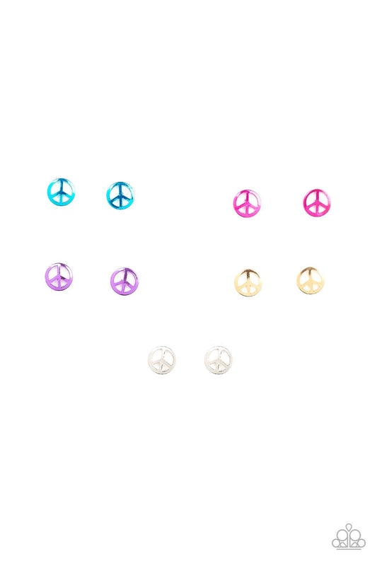 WORLD PEACE - ASSORTED SET OF 5 PAIRS OF EARRINGS