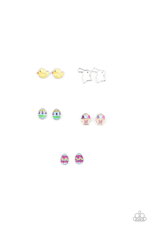EASTER EGG HUNTING - ASSORTED SET OF 5 PAIRS OF EARRINGS