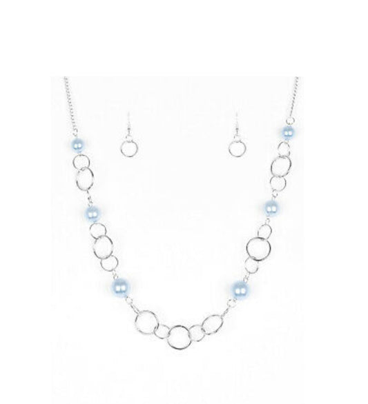 DARLING DUCHESS - BLUE PEARL NECKLACE