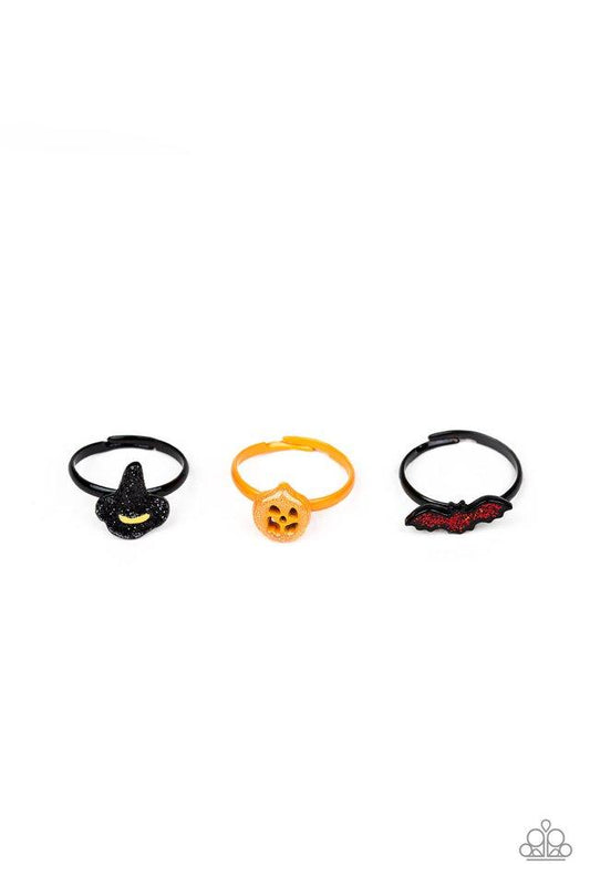 WITCHY BREW - HALLOWEEN ASSORTED SET OF 5 ADJUSTABLE RINGS