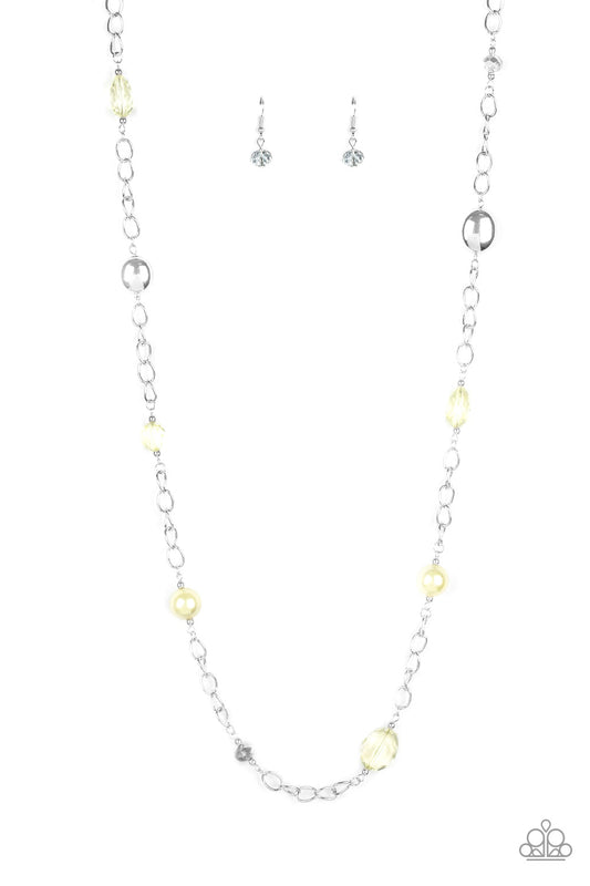 ONLY FOR SPECIAL OCCASIONS - YELLOW PEARLS NECKLACE