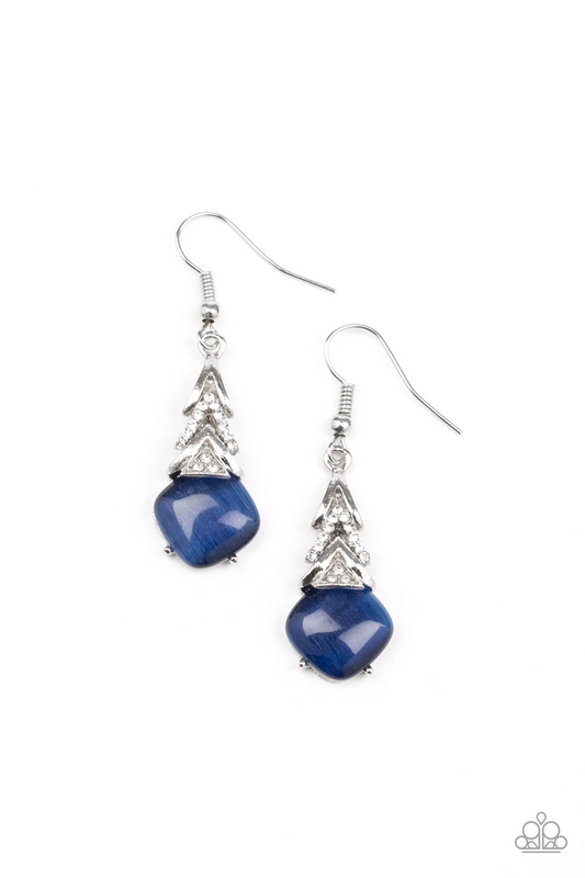 DREAMY DAZZLE - BLUE MOONSTONE EARRINGS