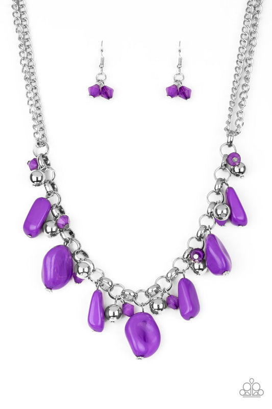 GRAND CANYON GROTTO - PURPLE NECKLACE